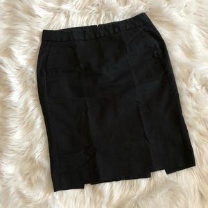Gap Stretch Black Pencil Skirt Size 2